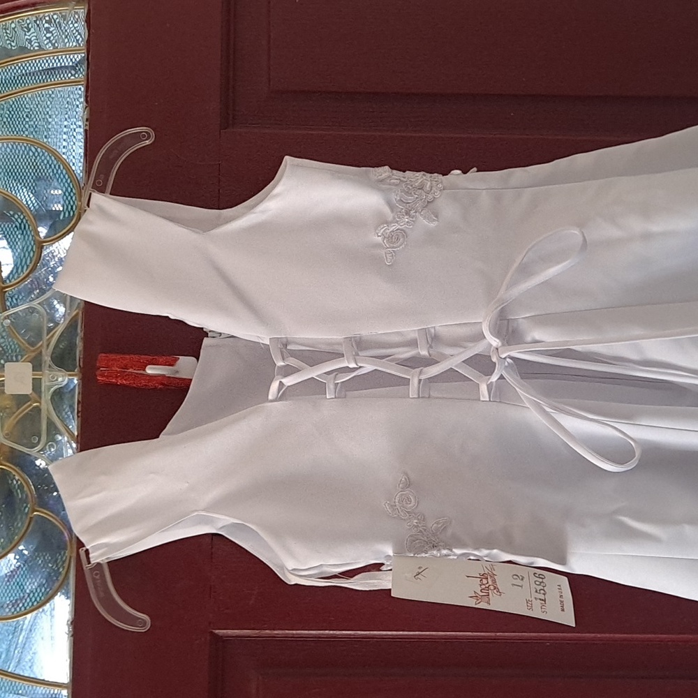 Girls white dress